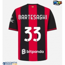 Moški Nogometni dresi AC Milan Davide Bartesaghi #33 Domači 2026-27 Kratek Rokav
